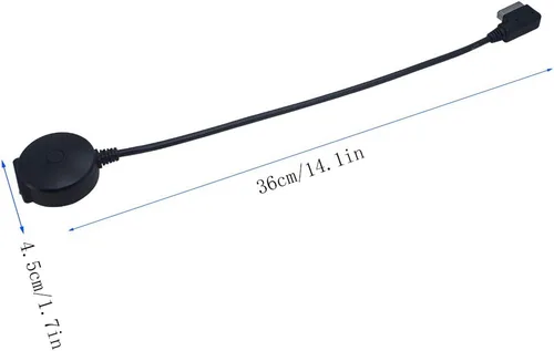 Vista 4 de Adaptador Bluetooth compatible con Mercedes Benz MMI Puerto Celular Apple iPhone iPod Android Dispositivos Capaces Play HiFi Music