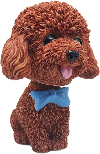 Vista 11 de IBWell Mini perro con cabeza de resina, para decoración de tablero de tablero de tablero de auto Negro B
