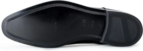 Vista 6 de Hugo Boss Highline_Derb_pr1 Zapatos Derby de cuero texturizado negro US 7.5 IT 40.5
