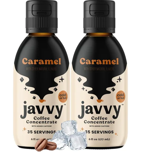 Vista 24 de Javy Coffee Concentrado - Café frío preparado, perfecto para café helado instantáneo, café frío y café caliente, paquete de 2 - Original descafeinado