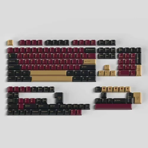 Vista 18 de Sumgsn 173 Teclas Doubleshot Keycaps Perfil Cherry Set de Teclas Apes Barra Espaciadora 7u Compatible con 61/64/87/104/108 Interruptores Cherry Mx