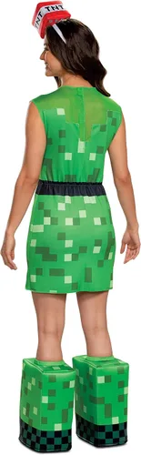Vista 2 de Disguise Disfraz clásico de Creeper para mujer