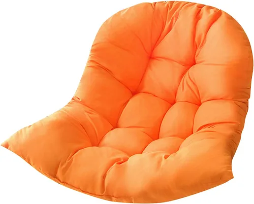 Vista 2 de Cojín de silla colgante para interiores y exteriores, reemplazo de cojín de silla de huevo colgante, cojín de silla hamaca colgante, almohada gruesa