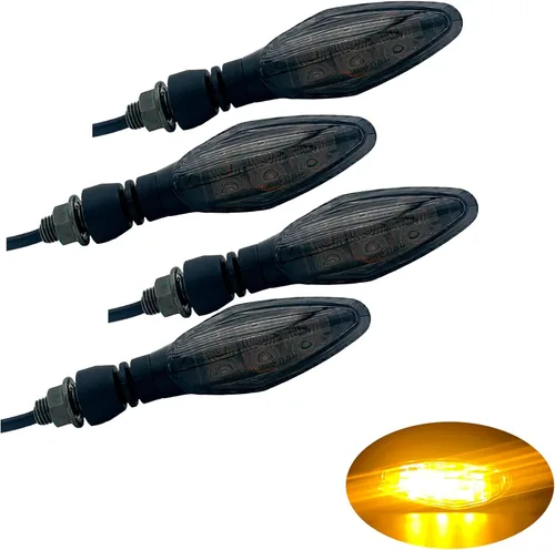 Vista 14 de Luz de señal de giro LED E-MARK Vehículo Inspección 2 unids set moto universal alto brillo DC12V