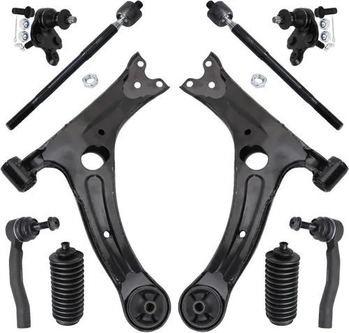 Vista 96 de Detroit Axle - Kit de suspensión delantera de 10 piezas para Chevrolet Trailblazer GMC Envoy 2004-2007 2005 2006 Soportes de brazo de control