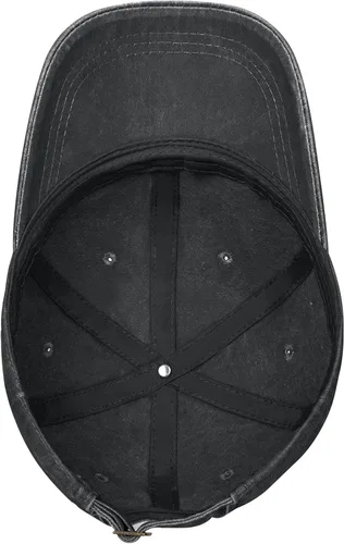 Vista 2 de Gorra de béisbol ajustable de algodón lavado de moda para hombres y mujeres