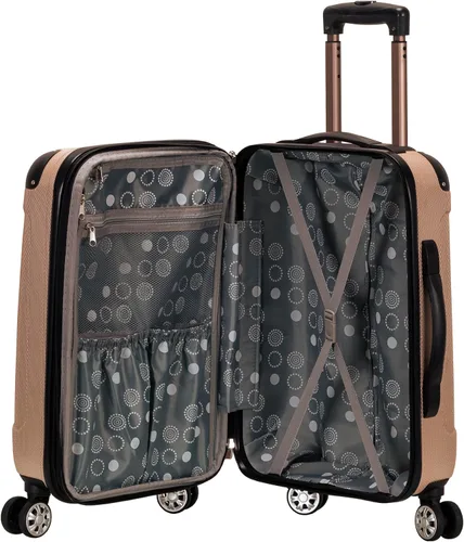 Vista 7 de Rockland London Equipaje con carcasa rígida con ruedas, Champán), F190-CHAMPAGNE