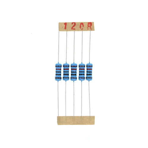 Vista 2 de 100PCS 1 vatios 1W 0R1 0.1 ohmios 1% resistencia de película metálica