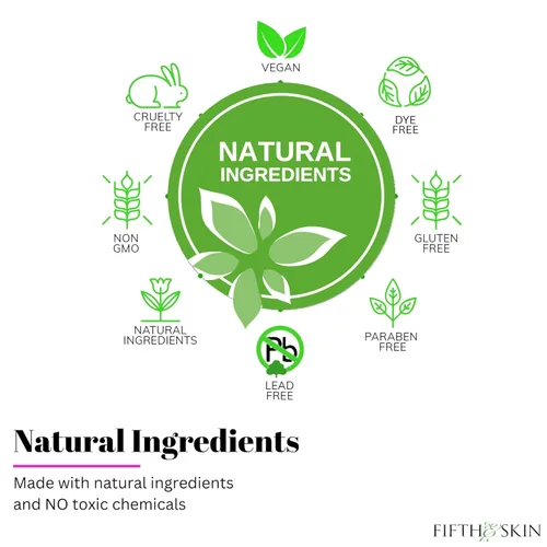 Vista 8 de Fifth & Skin NATURLASH - Máscara natural (bruñida), hipoalergénica para ojos sensibles, vegano, sin crueldad, gluten ni parabenos, nutre, alarga