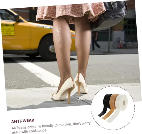 Vista 5 de Healeved Plantillas de inserciones de zapatos para zapatos altos, 6 piezas, cinta adhesiva sin talón, almohadillas de talón alto, almohadillas