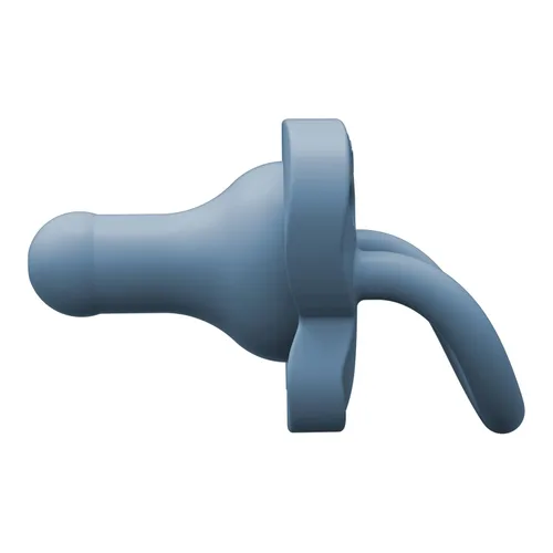 Vista 10 de Dr. Brown's HappyPaci - Chupón de silicona, azul y blanco, 0.0-19.7 ft, paquete de 4