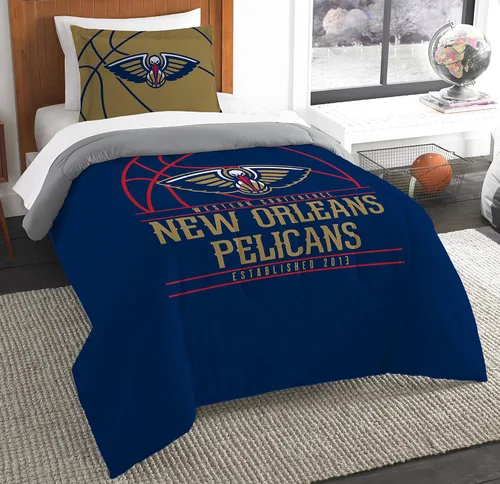 Vista 13 de Northwest NBA Unisex-Adult Comforter and Sham Set Golpe inverso