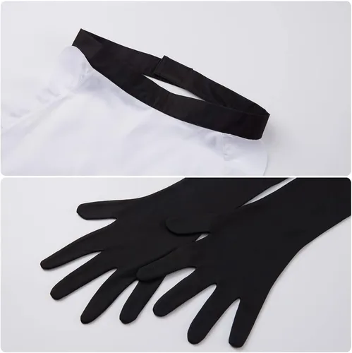 Vista 7 de Weixu Disfraz de anime Niffty para cosplay, disfraz de uniforme de Halloween, carnaval, fiesta
