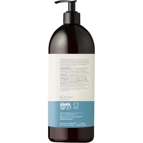 Vista 3 de Sukin Champú hidratante para el cuidado del cabello, 33.82 onzas