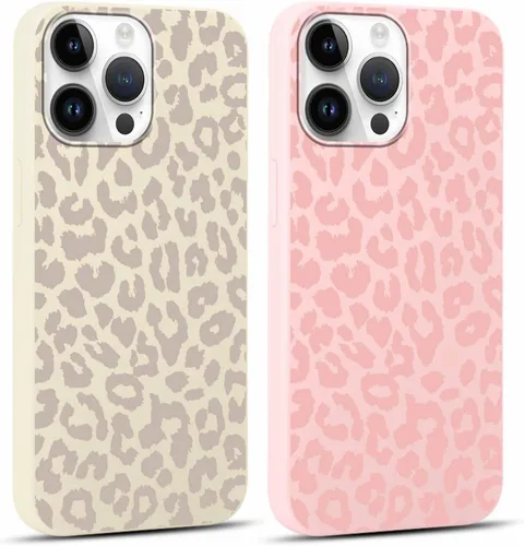 Vista 32 de Paquete de 2 fundas de teléfono con bonito estampado de guepardo para iPhone 7/8/SE 2020 / SE 2022 de 4.7 pulgadas, diseño de leopardo de lujo