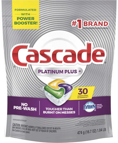 Vista 7 de Cascade Platinum ActionPacs Cápsulas de detergente para lavavajillas, fresco, 48