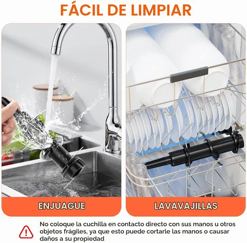 Vista 4 de Reemplazo de 6 cuchillas para jarra Ninja Blender de 72 oz
