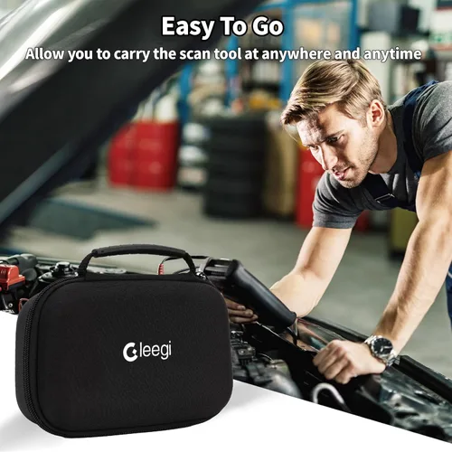 Vista 3 de Funda protectora Bolsa de almacenamiento para escáner OBD2 FOXWELL NT301/NT604 Ancel AD410 OBD2 escáner lector de código herramienta de escaneo