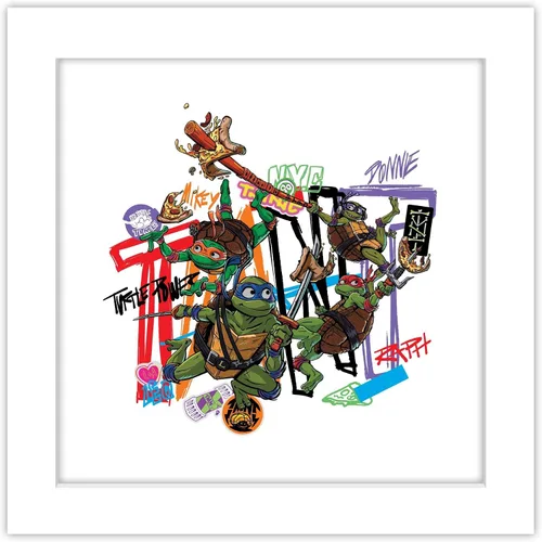 Vista 10 de Trends International Gallery Pops Nickelodeon Teenage Mutant Ninja Turtles: Mutant Mayhem - Arte de pared de poder de tortuga de la hermandad