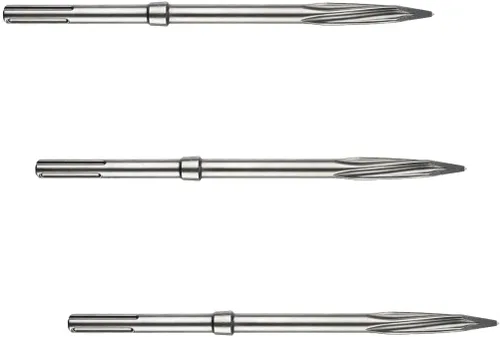 Vista 7 de Bosch HS1969 - Martillo de cabeza de bujarda de carburo de 2 x 2 pulgadas cuadradas con 25 dientes de acero