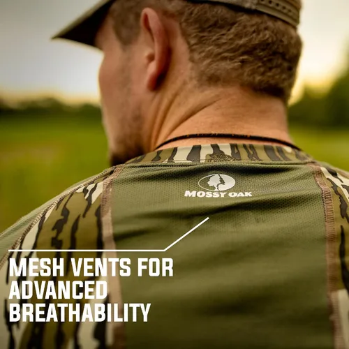 Vista 4 de Mossy Oak Camisas ligeras de camuflaje para hombre