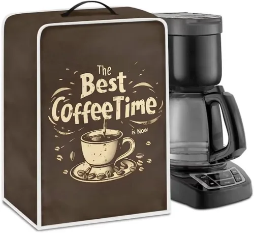 Vista 15 de Mumeson Funda para cafetera de girasol, extra grande, ligera, con asa, cubierta para máquina de café, tostadora, cubierta a prueba de polvo