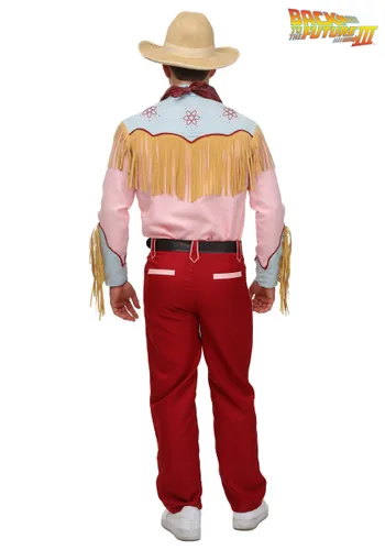 Vista 2 de Disfraz de Vaquero Marty de Volver al Futuro III para Hombre Multicolor