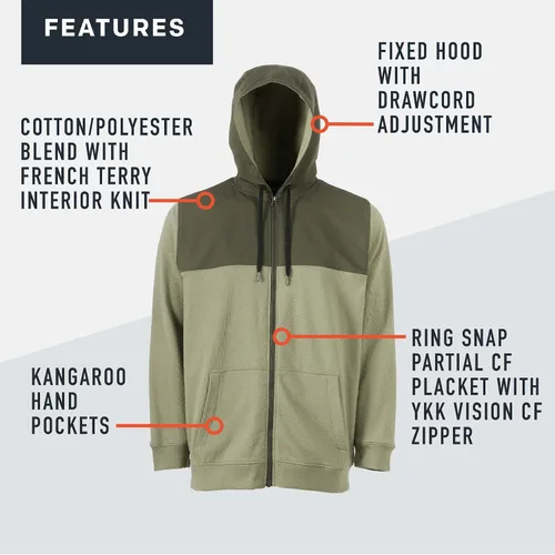 Vista 3 de Grundéns Daggerboard FZ Sudadera con capucha