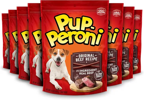 Vista 35 de Pup-Peroni Prime Rib - Golosinas para perros con sabor a costilla, bolsa de 38 onzas (paquete de 4)