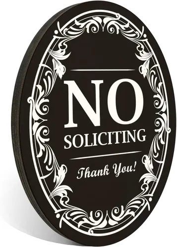Vista 10 de PMB026 - Letrero multicolor con texto en inglés "No Soliciting, Do Not Knock or Ring Bell", 4 x 5 pulgadas (con cinta adhesiva fuerte)