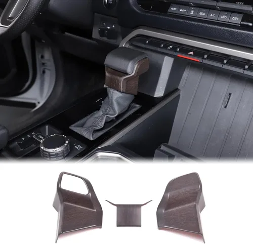 Vista 17 de Aunginsy Cubierta de freno de mano para palanca de cambios de automóvil, compatible con Toyota Tundra 2022+, Sequoia 2023+ y Tacoma 2024+, perilla