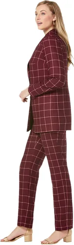 Vista 4 de Jessica London Conjunto de pantalones de doble botonadura para mujer
