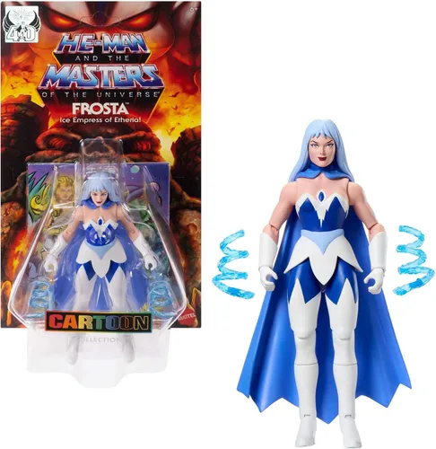 Vista 7 de Masters of The Universe Origins - Figura de acción Buzz-Off Cartoon Collection, 5.5 pulgadas, líder de abeja de TV de los años 80 alado y con gafas