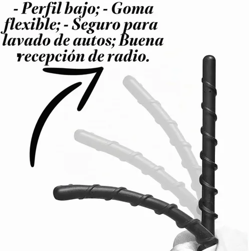 Vista 2 de Antena corta para Harley Davidson Touring Street Glide Electra Glide Road Glide Tri Glide Ultra Limited/Classic, 1998-2026 Diseñada