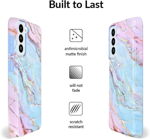 Vista 5 de VELVET CAVIAR Funda compatible con Samsung Galaxy S21 con diseño de mármol [probada en caídas de 8 pies] con forro de microfibra, bonitas fundas