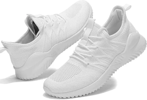 Vista 7 de Zapatos deportivos para correr para hombre, ligeros, transpirables, de malla