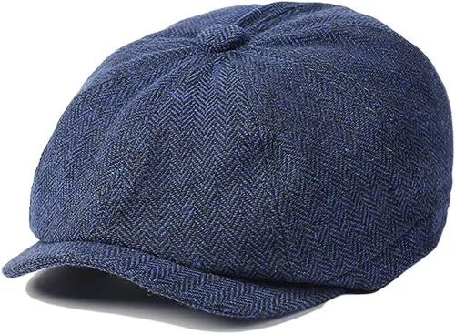 Vista 6 de Gorra plana clásica de Newsboy Gatsby Ivy Cabbie para hombre