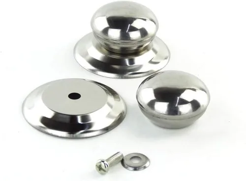Vista 2 de DOITOOL Pomo universal de repuesto para tapa de olla con tornillo y junta de 2.16 pulgadas, mango de silicona para tapas de utensilios de cocina