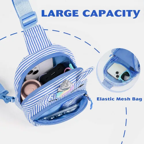 Vista 3 de YOOLIFE Regalos de cumpleaños para niñas y niños, bolsa de unicornio, Azul