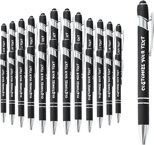 Vista 152 de AIFLM Bolígrafos personalizados con nombre a granel hasta 500 unidades de bolígrafos grabados gratis con tu nombre y texto para negocios