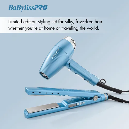 Vista 2 de BaBylissPRO 1 1/4" Digital Ionic Flat Iron, Hair Straightener, Shorter Plates
