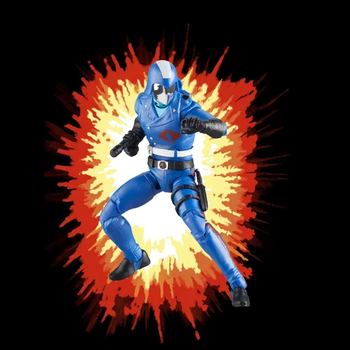 Vista 4 de G.I. Joe Classified Series Retro Cardback Cobra Commander, figura de acción coleccionable de 6 pulgadas con 8 accesorios
