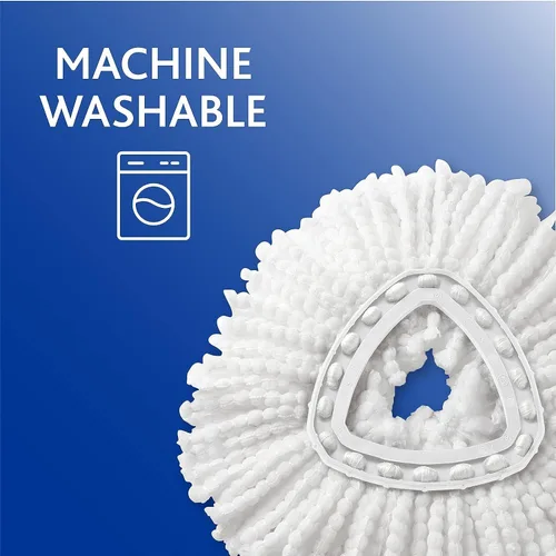 Vista 5 de O-Cedar EasyWring - Repuesto de mopa giratoria de microfibra (Paquete de 4)