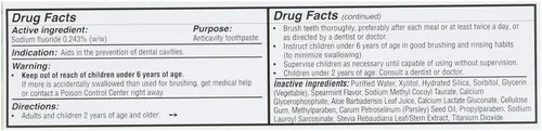 Vista 3 de Spry Pasta dental natural de xilitol de 5 onzas para adultos y niños con flúor, suave para blanquear y remineralizar dientes sensibles, refrescar