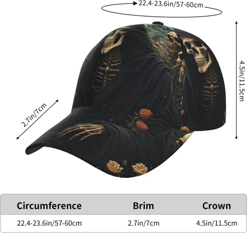 Vista 7 de Gorra de béisbol Gorra de camionero ajustable Snapback Moda Sombreros para papá