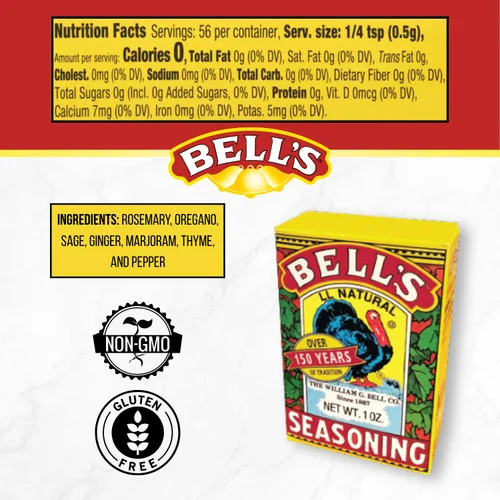 Vista 2 de Condimentos Bell's All Natural – 1 Oz