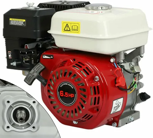 Vista 2 de DENESTUS 6.5 HP 4.8kW Motor de gasolina 4 tiempos 160CC OHV motor de arranque refrigerado por aire motor de gas sustituye compatible con Honda GX160