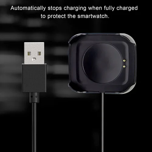 Vista 3 de Oumefar Cargador de reloj inteligente con soporte USB y cable de carga
