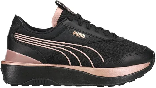 Vista 3 de PUMA Zapatos deportivos metálicos Cruise Rider para mujer, estilo casual, color negro