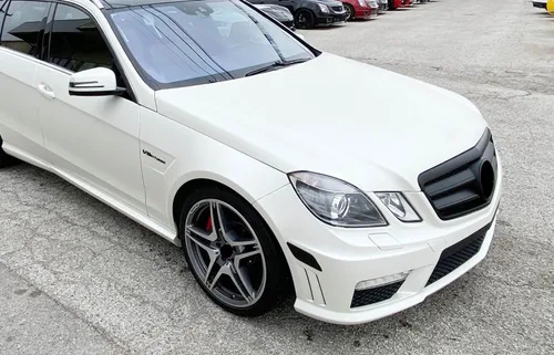 Vista 7 de iJDMTOY Euro OEM-Spec - Carcasas de lámpara de marcador lateral de parachoques delantero compatibles con Mercedes 2010-2013 W212 Clase E E300 E350